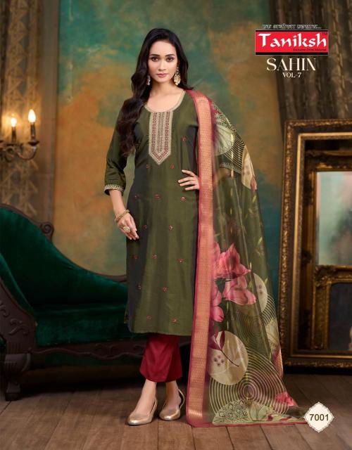 Taniksh sahin vol 7 straight kurtis wholesale  - wholesale export